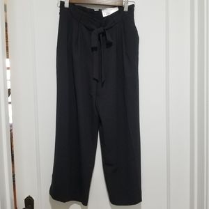 Culotte Pants with Tie Belt
